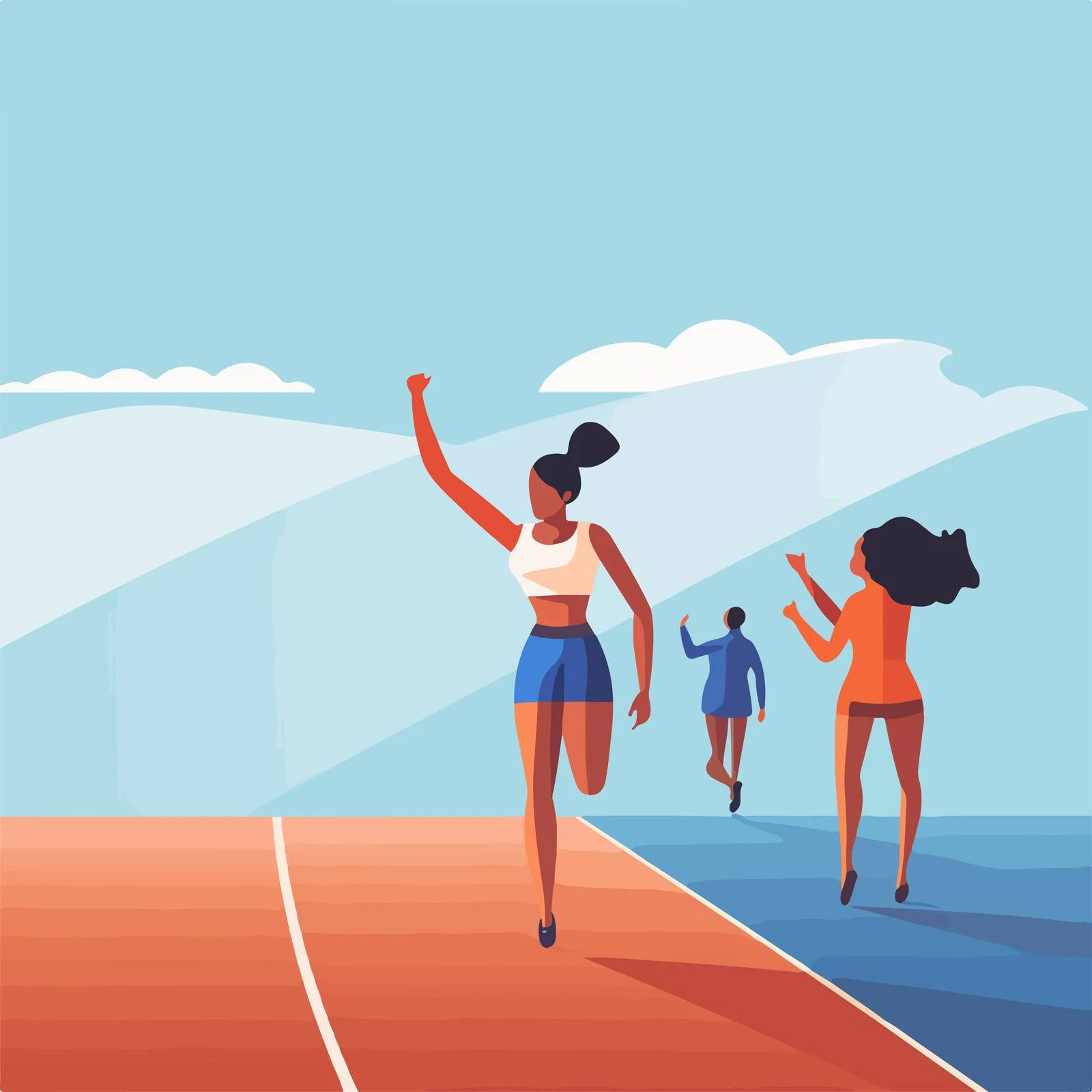 Individual Rejecting Competition Amidst Others — free download from Dotvec