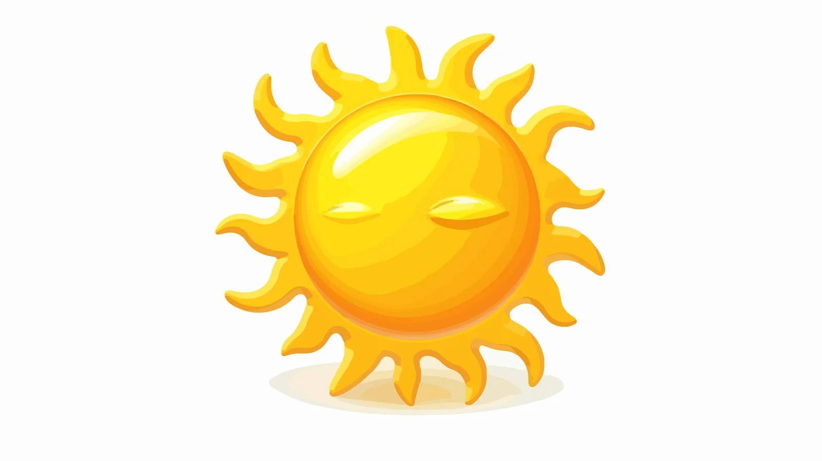 Bright Sun Weather Forecast Icon — free download from Dotvec