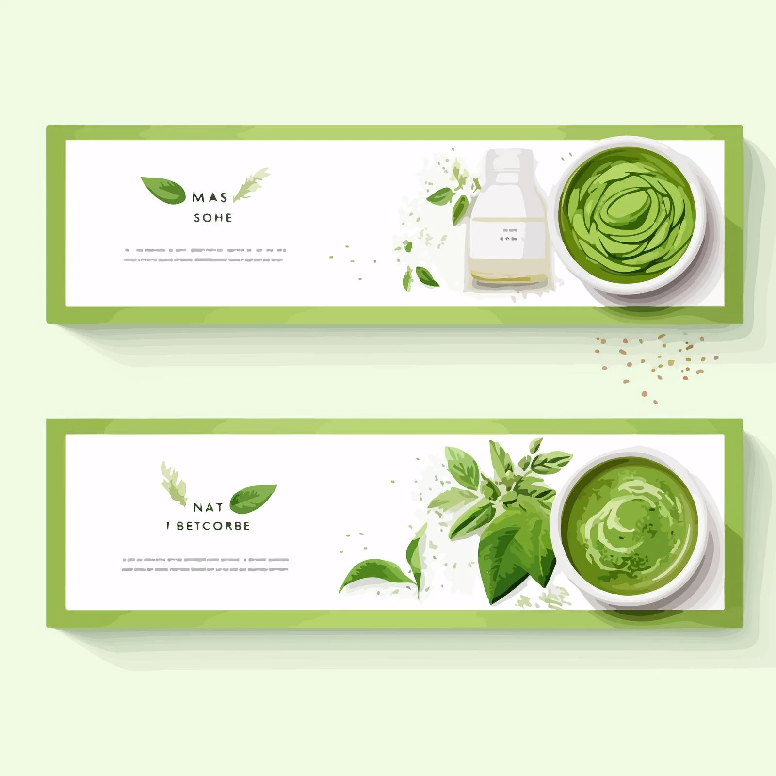 Exquisite Matcha Food and Drink Banner — free download from Dotvec