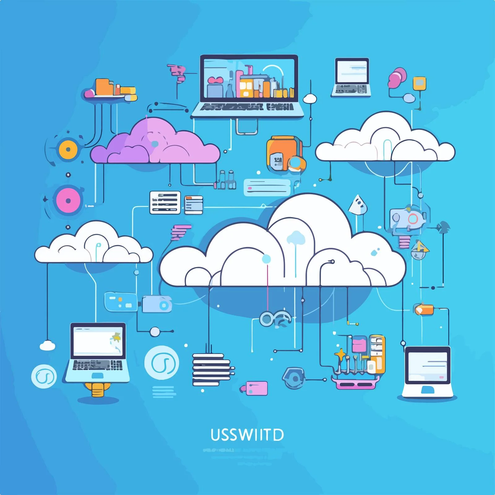 Dynamic Web Banner Design with Electronics — free download from Dotvec