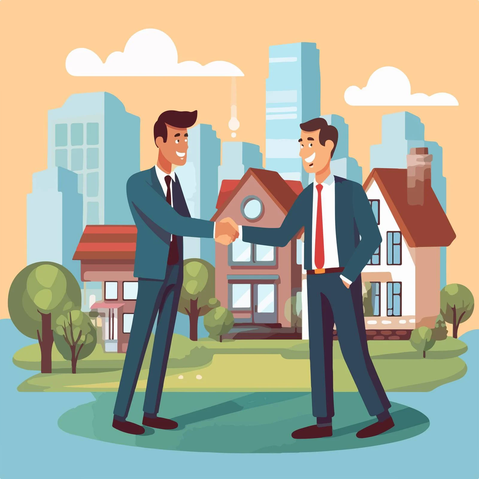 Professional Real Estate Agent Banner Template — free download from Dotvec