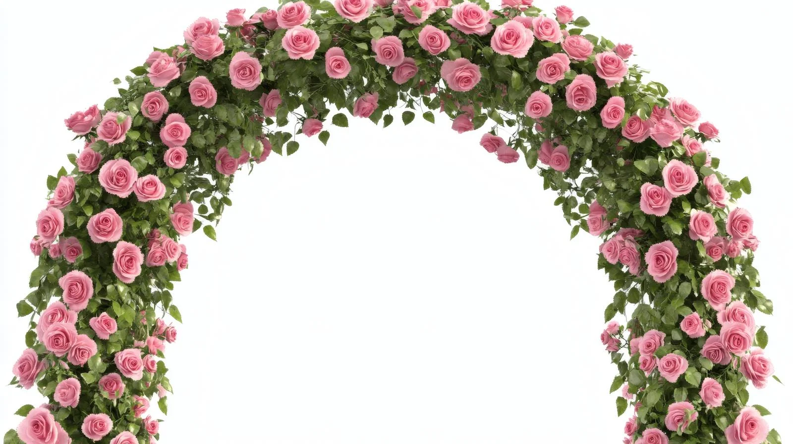 Elegant Wedding Arch with Rose Flowers — free download from Dotvec