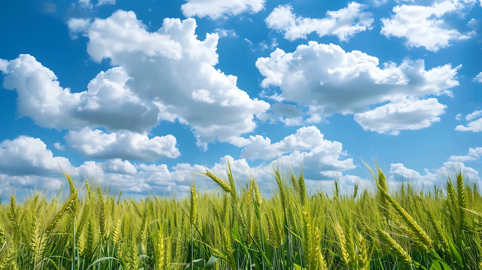 Picturesque wheat field in southern Minnesota — free download from Dotvec