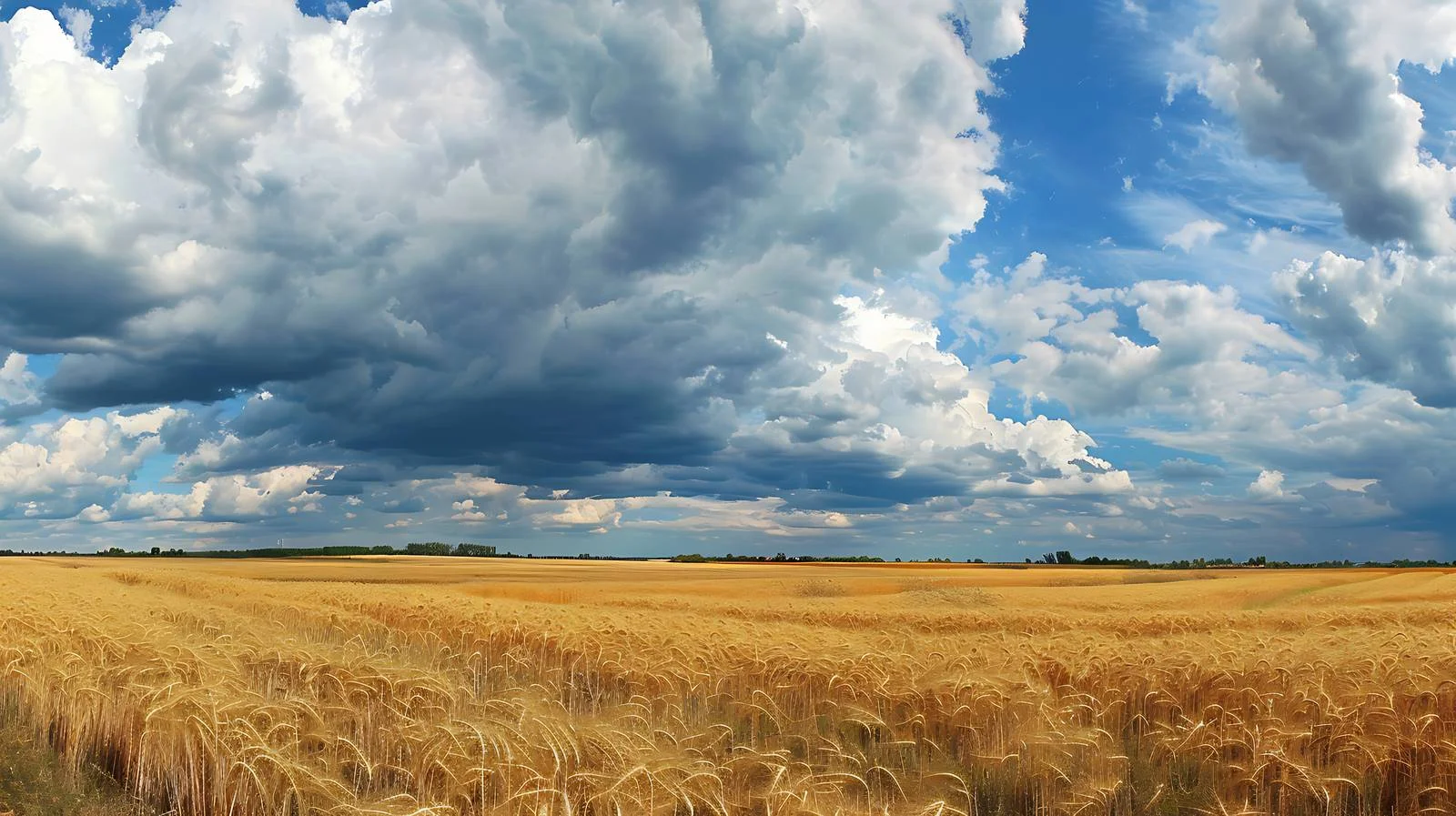 Vast Wheat Field in Southern Minnesota — free download from Dotvec