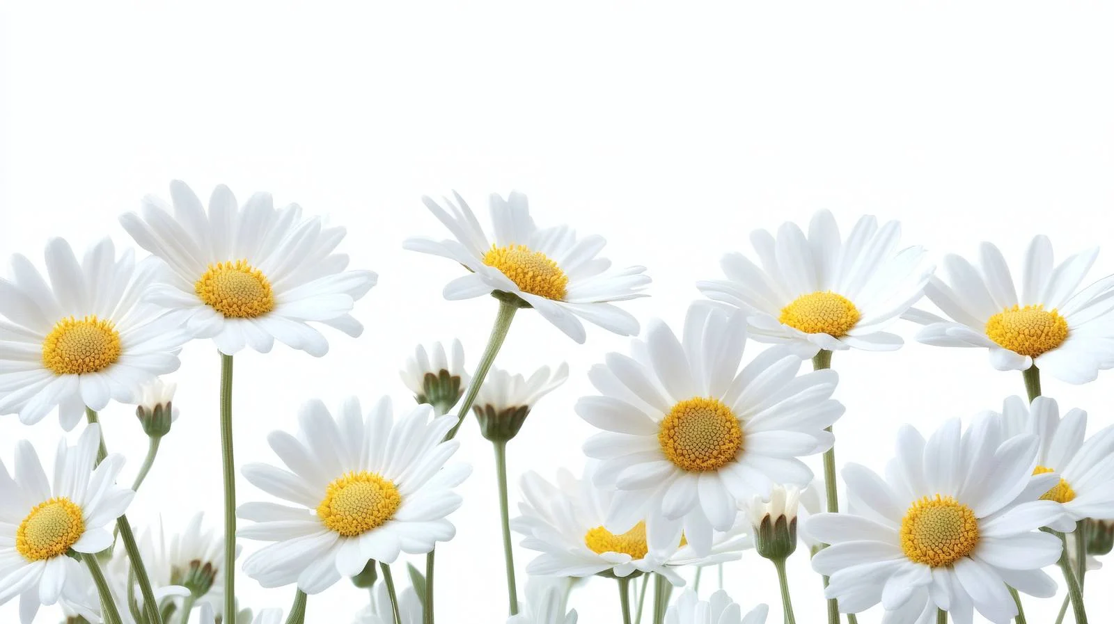 White Daisy Floral Arrangement in Isolated Setting — free download from Dotvec