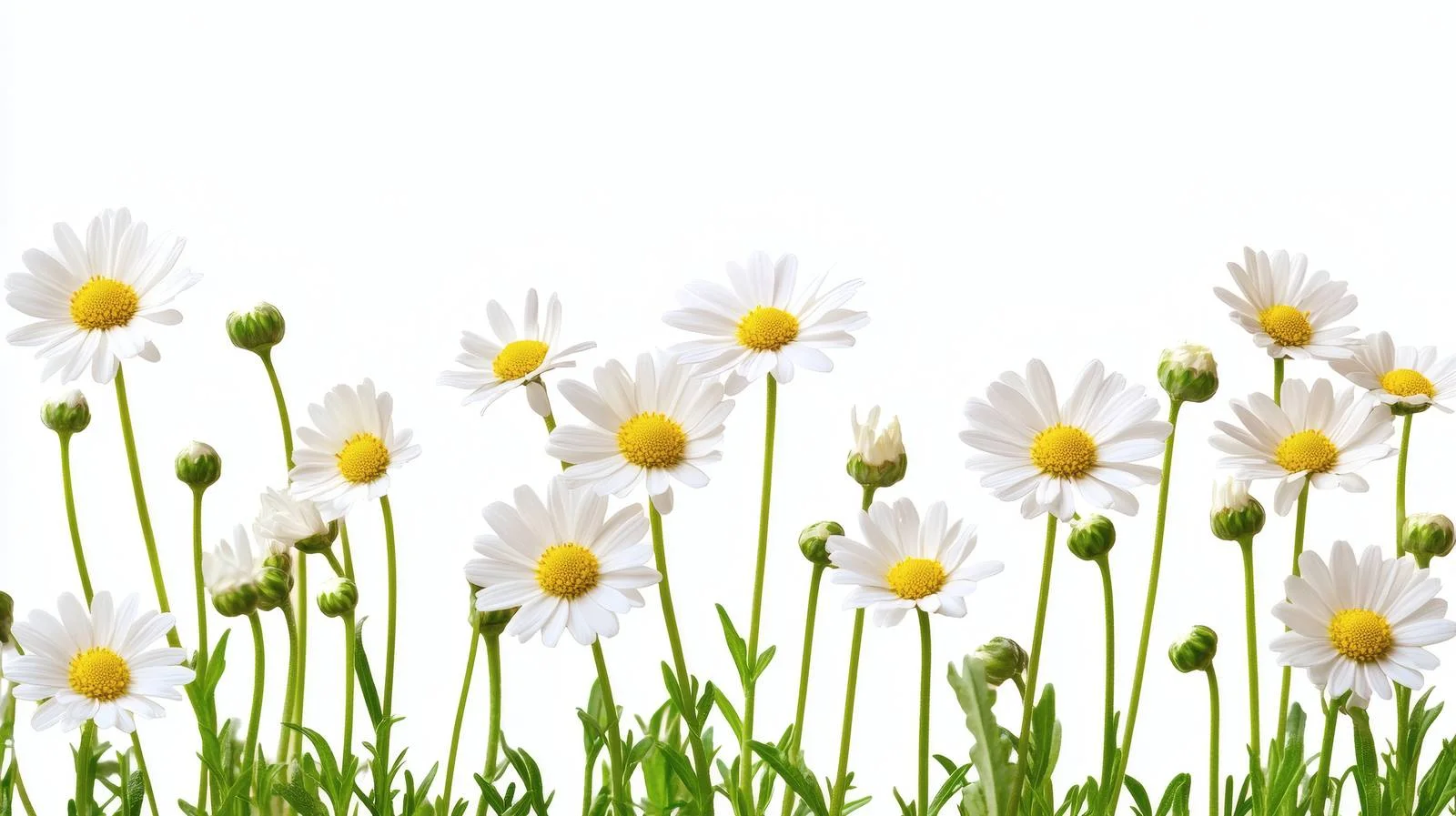 Elegant White Daisy Flowers Composition — free download from Dotvec