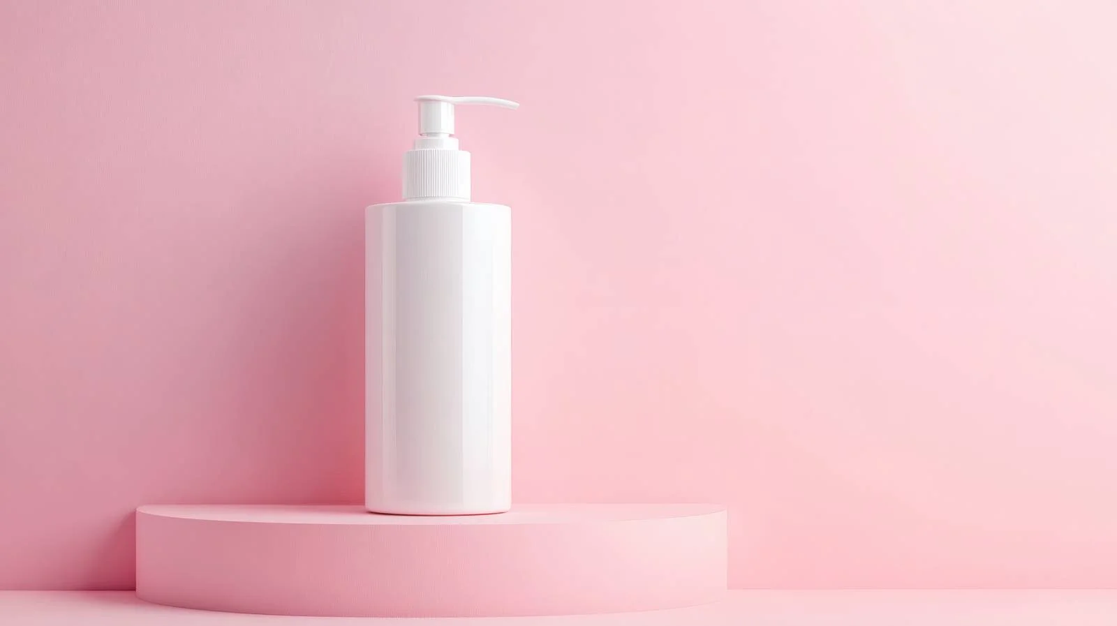 Elegant White Dispenser on Soft Pink Background — free download from Dotvec
