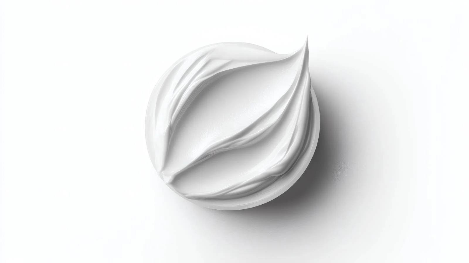 Luxurious White Cream Sample on White Background — free download from Dotvec
