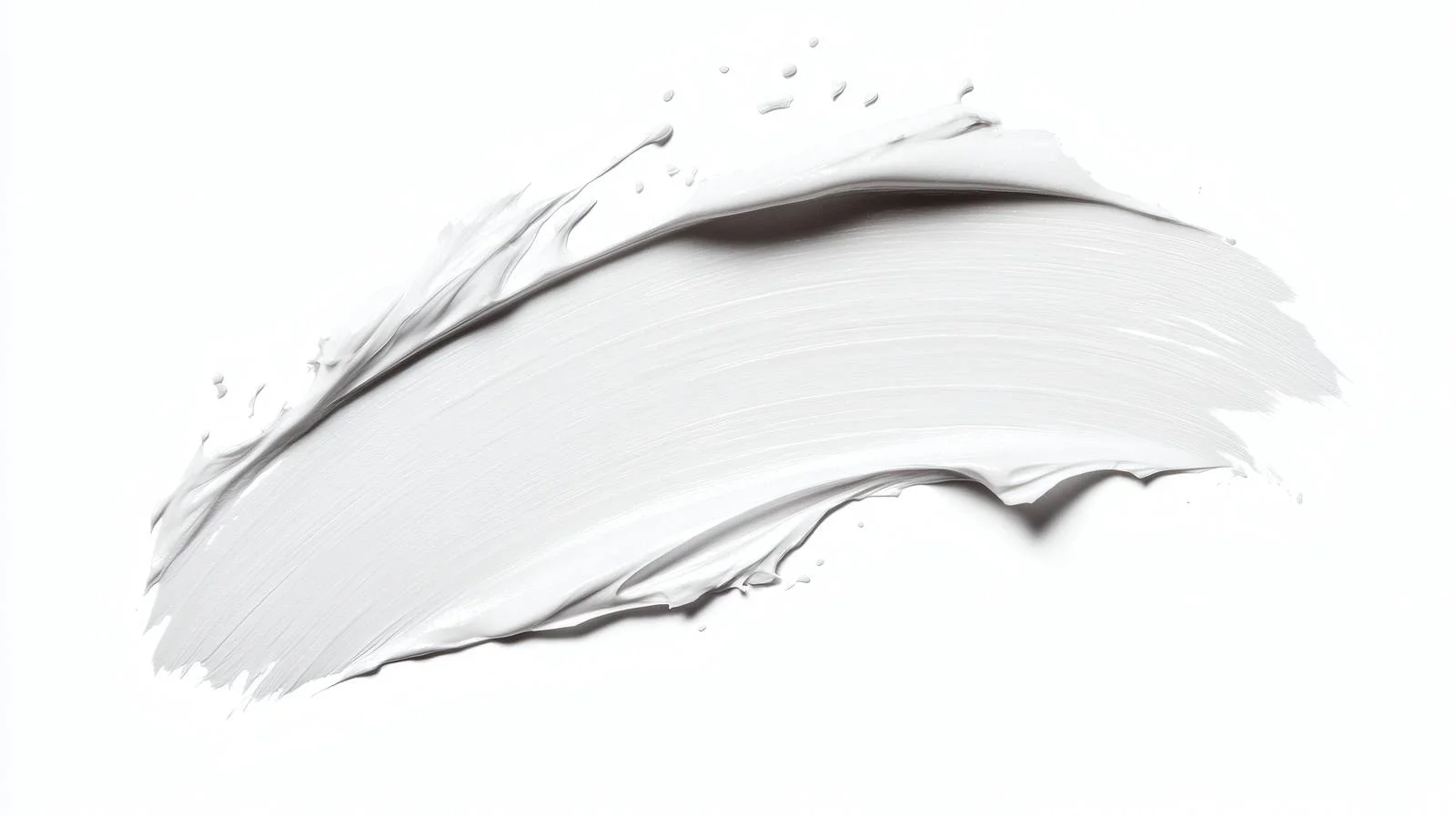 Isolated White Cosmetic Cream Smudge Swatch — free download from Dotvec