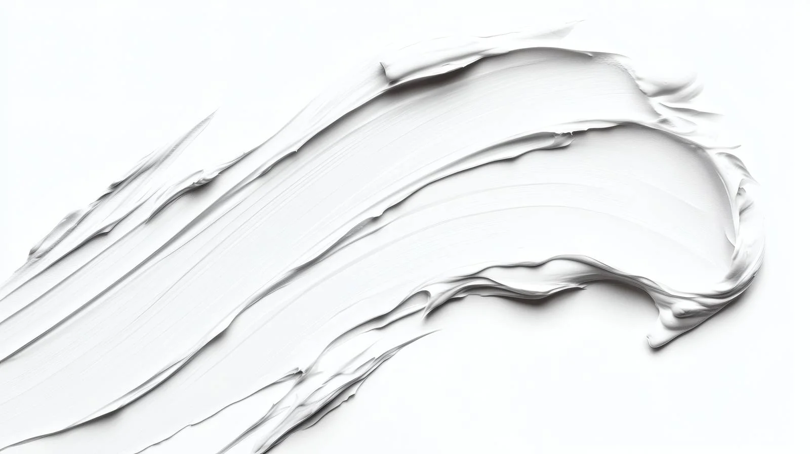 Elegant White Cosmetic Cream Smudge Swatch — free download from Dotvec