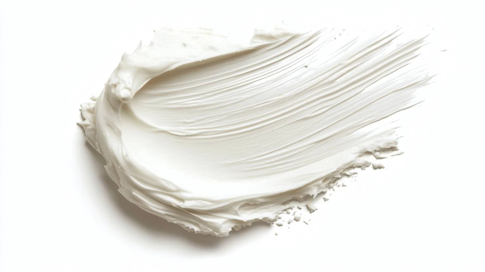 Luxurious White Cream Smudge Isolated — free download from Dotvec