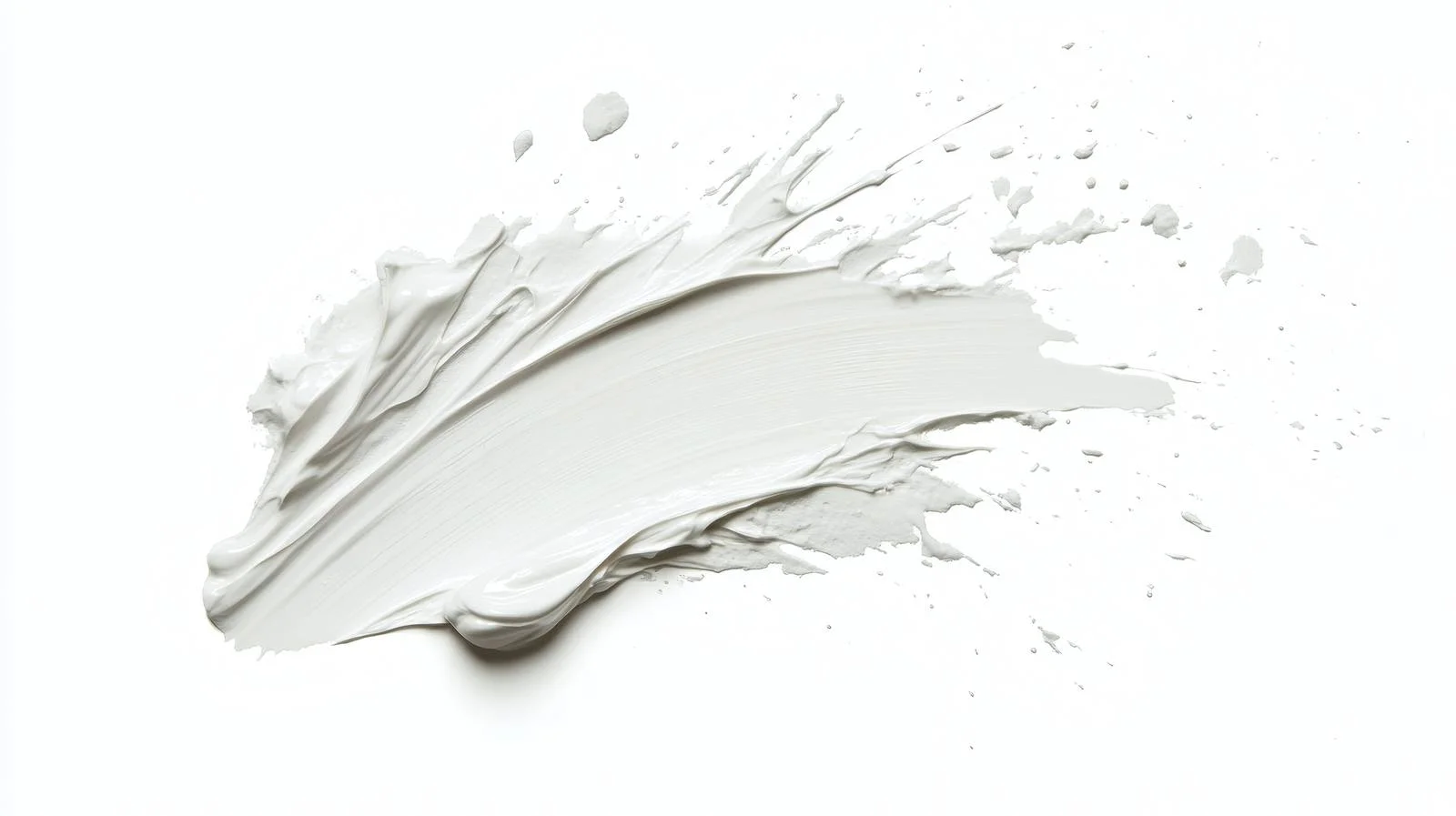 Luxurious White Cream Smudge Swatch Isolation — free download from Dotvec