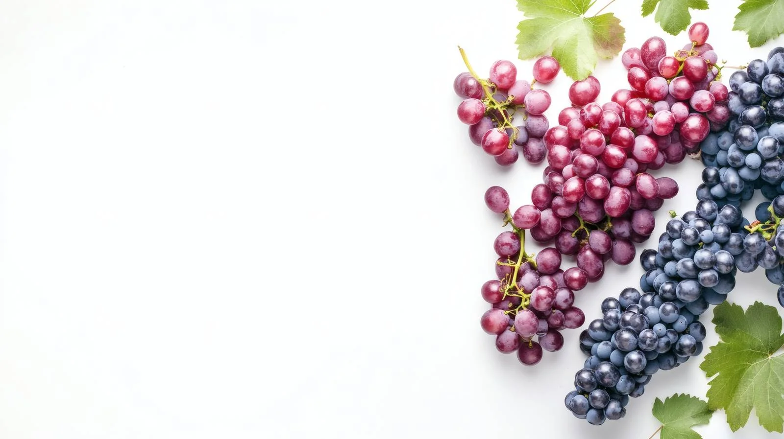 Elegant Wine Background with Isolated Grapes — free download from Dotvec