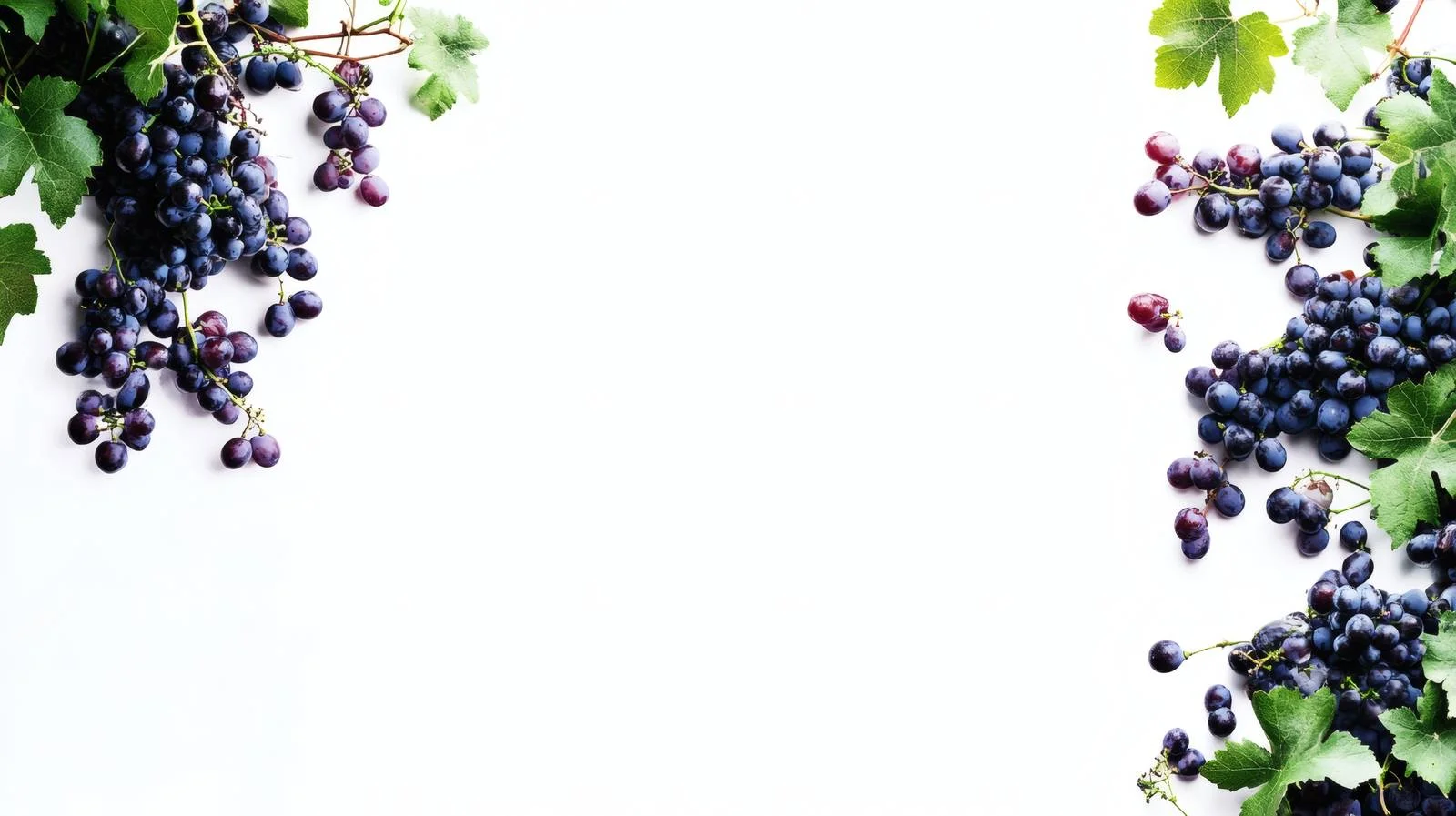Elegant Wine Background with Isolated Grapes — free download from Dotvec