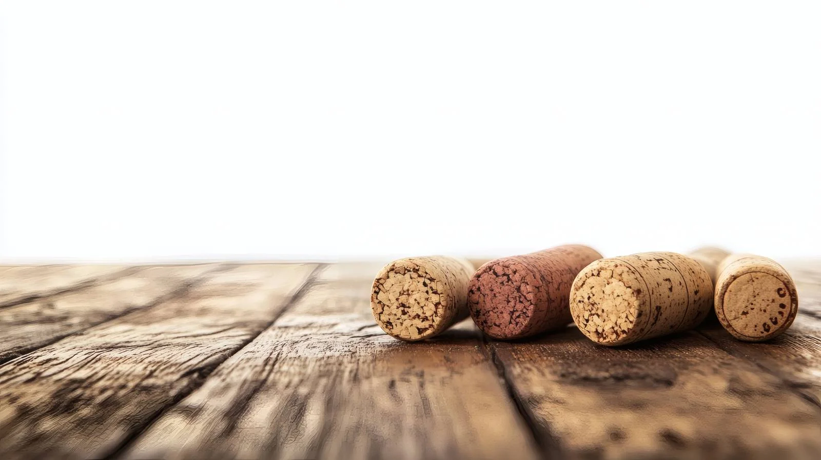 Elegant Wine Corks on Wooden Table — free download from Dotvec