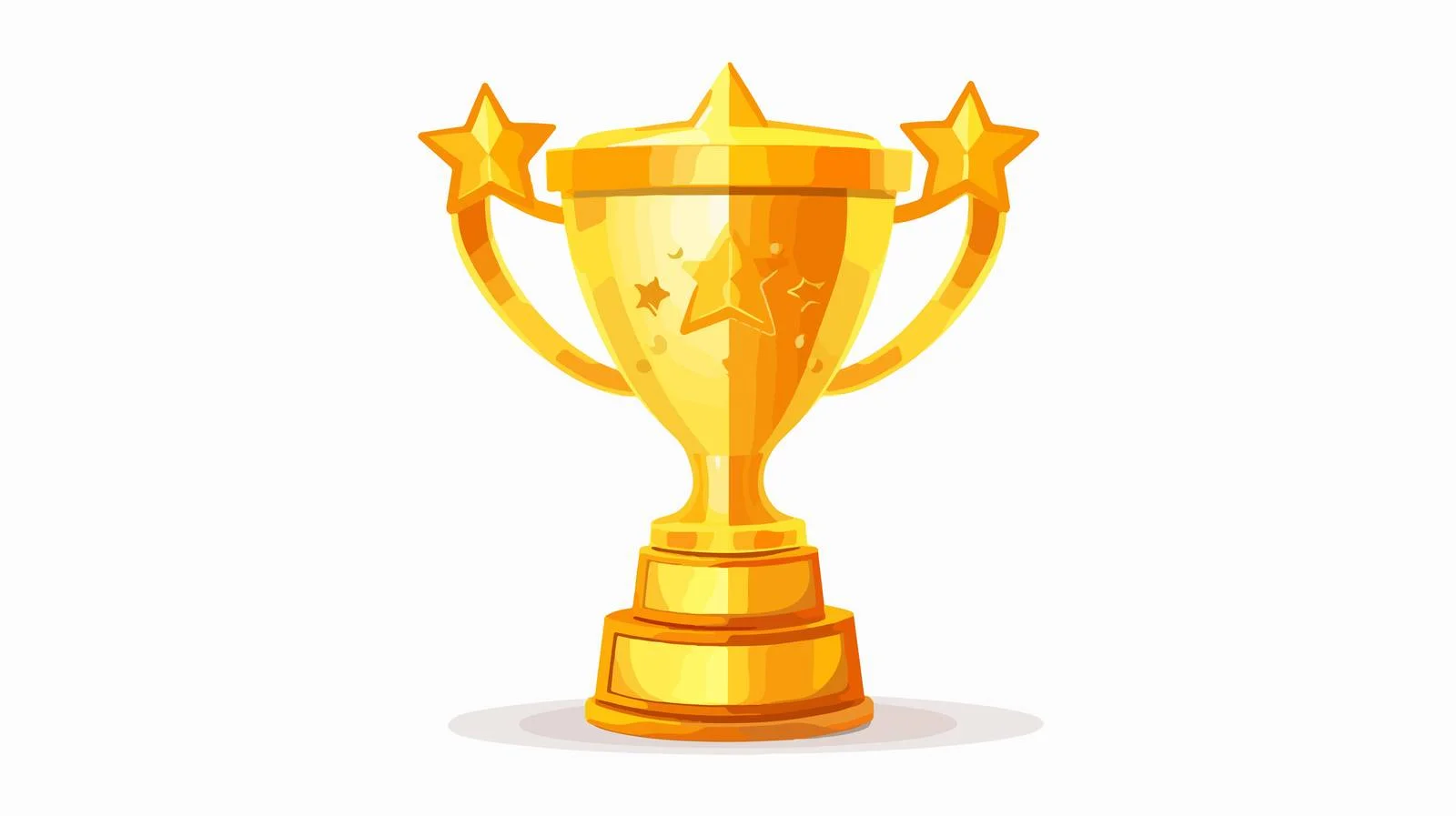 Golden Trophy Icon — free download from Dotvec