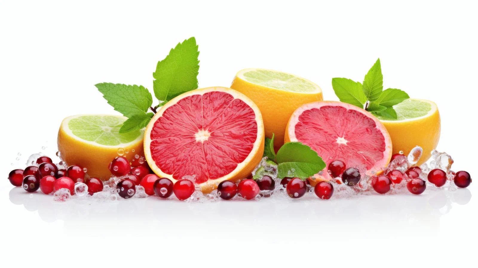 Elegant Winter Fruit Tea Display — free download from Dotvec