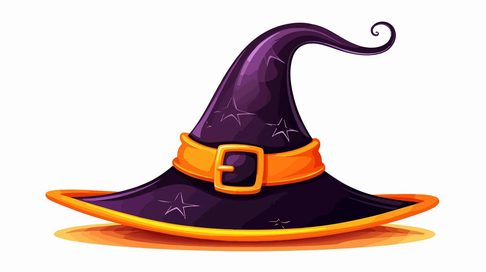 Mystical Witch Hat Silhouette — free download from Dotvec