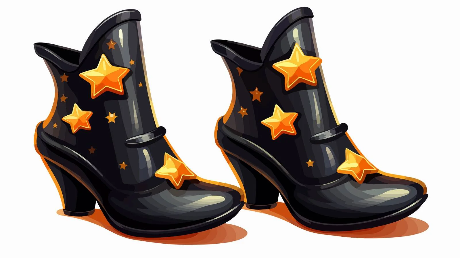 Enchanting Wizard Costume Shoes — free download from Dotvec