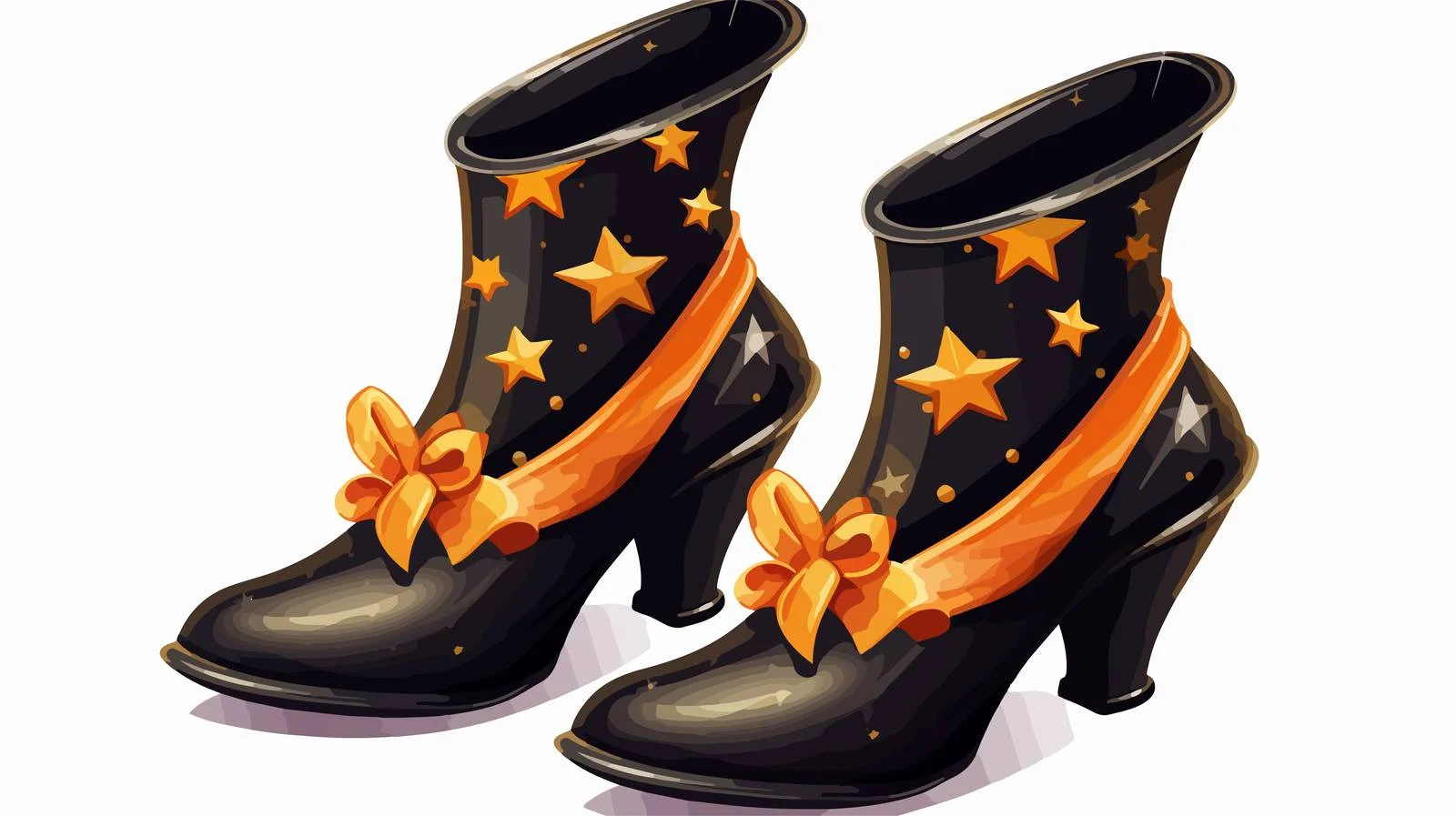 Enchanting Little Wizard Costume Shoes — free download from Dotvec