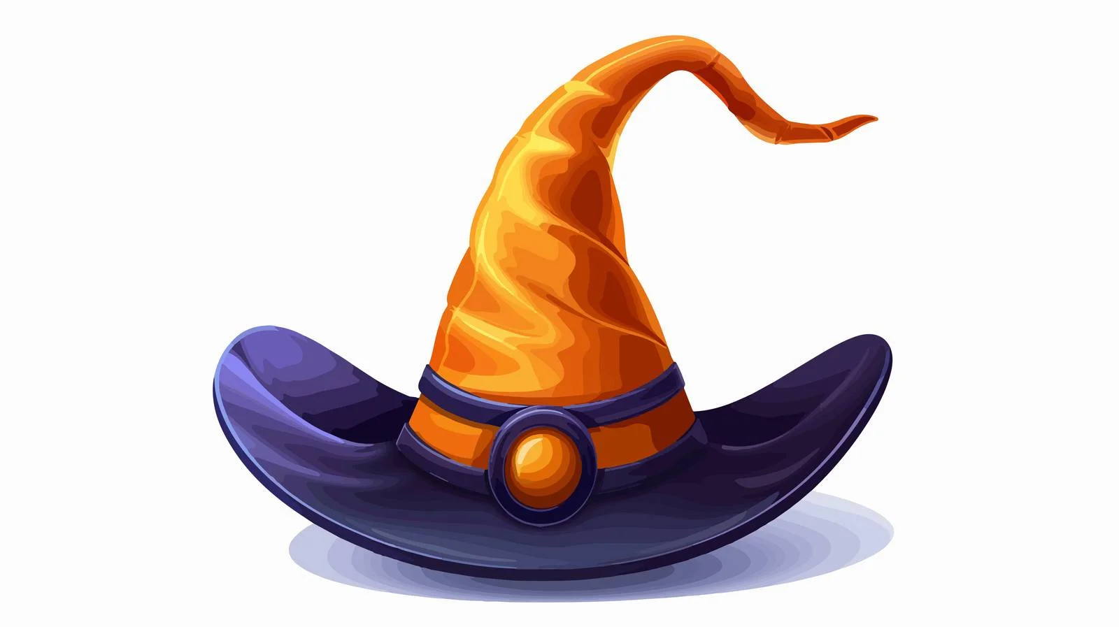 Elegant Witch Hat Costume Adornment — free download from Dotvec