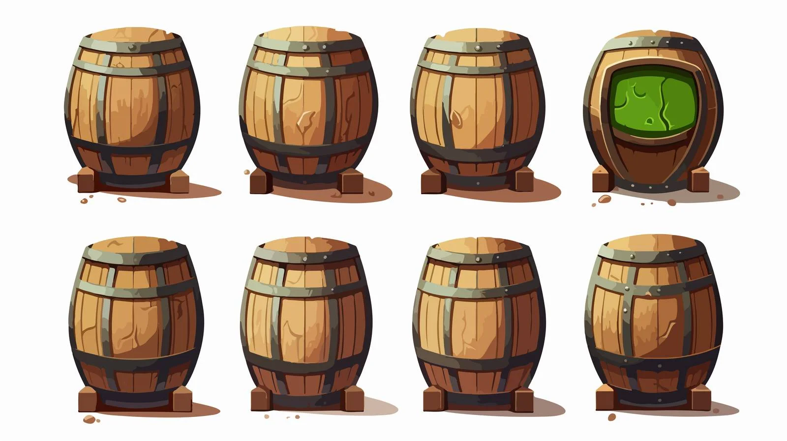 Brewing Beer Wooden Barrels – free fermentation image from Dotvec