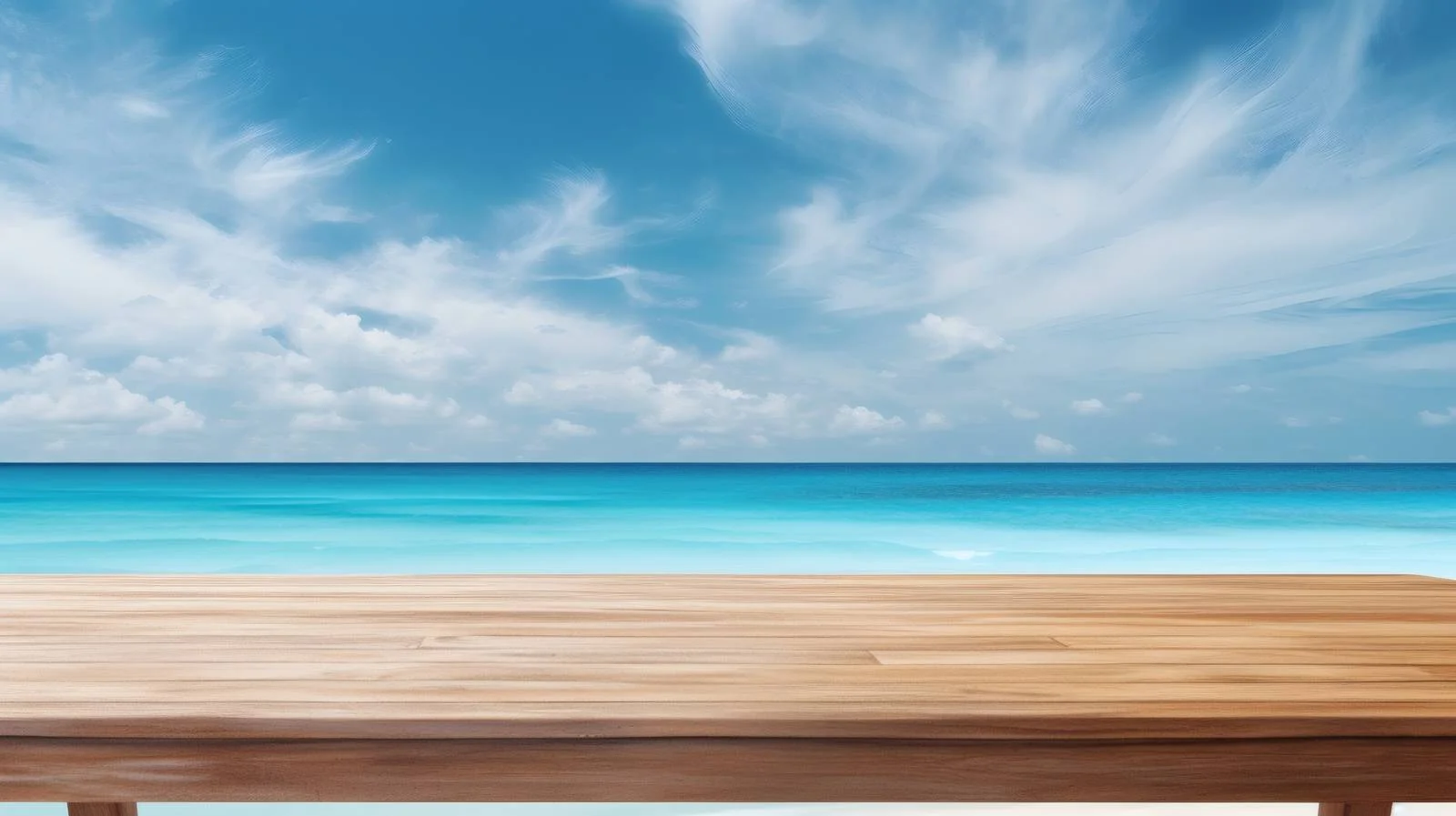 Scenic sea view on white desk — free download from Dotvec