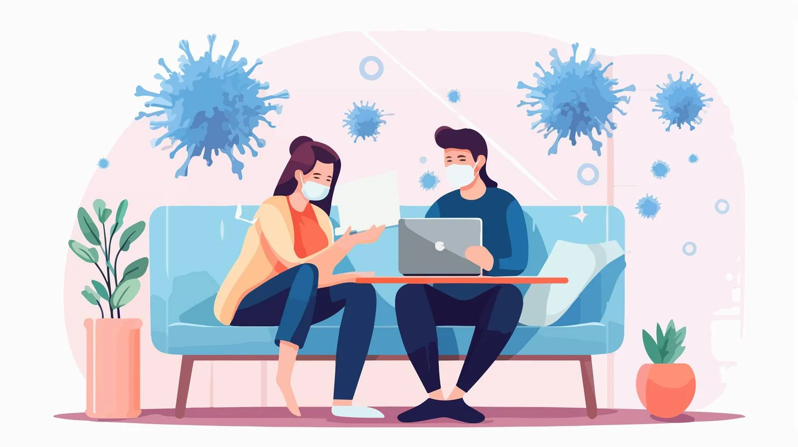 Remote Work Setup — free download from Dotvec