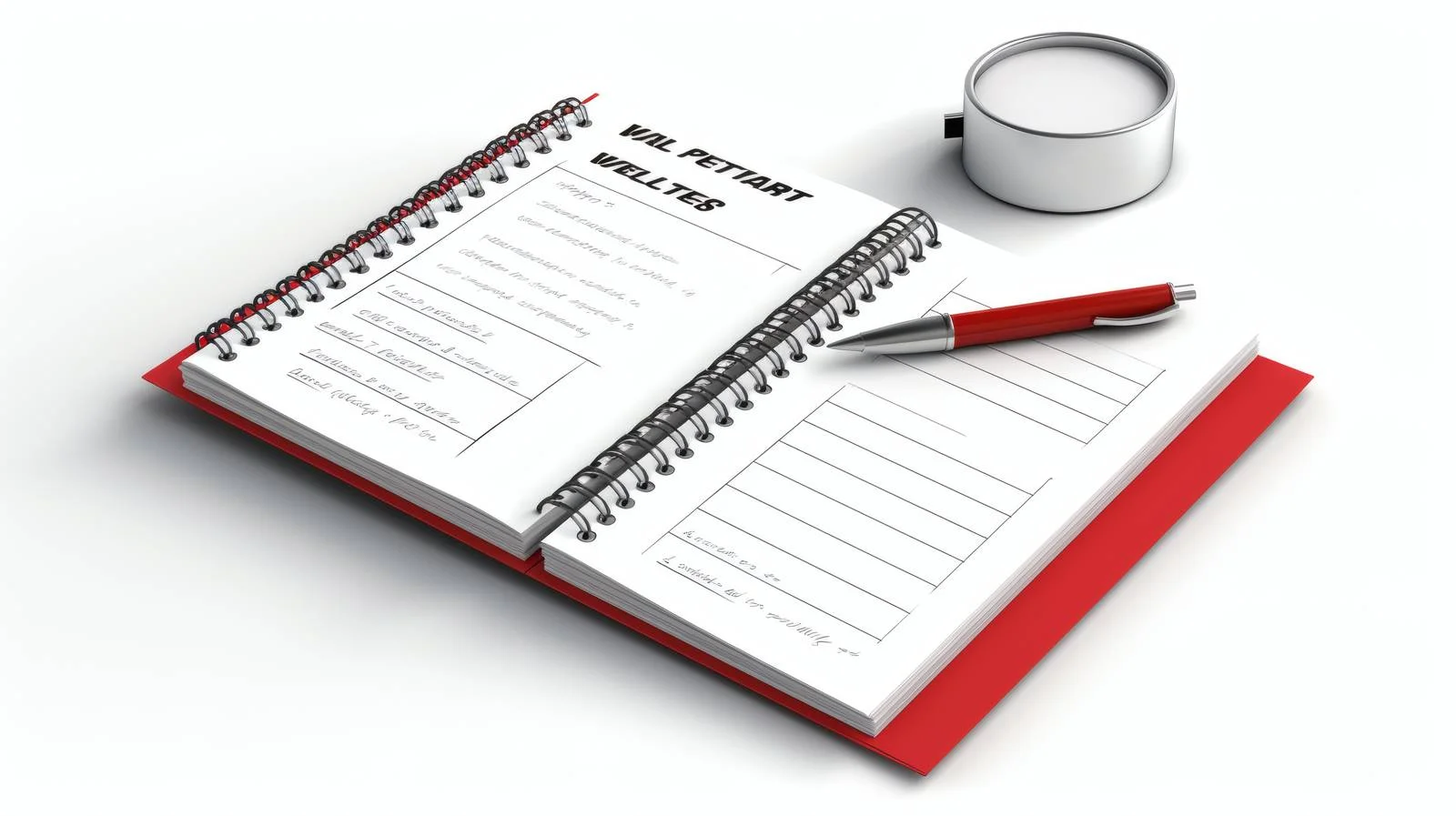 Fitness Plan on White Background Layout — free download from Dotvec