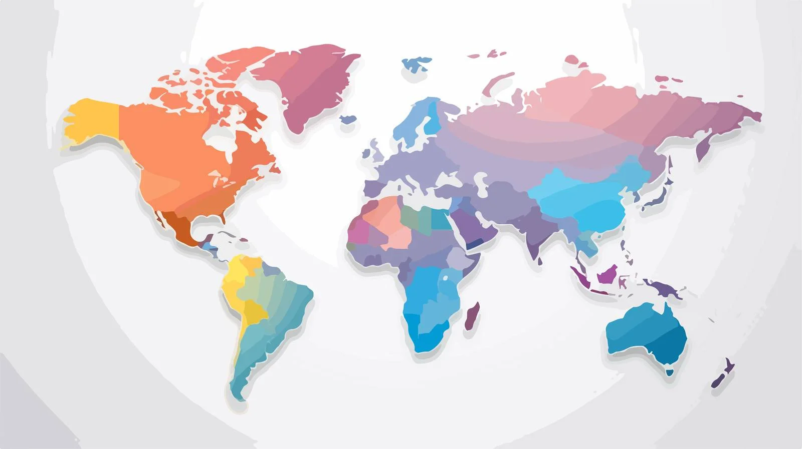 Realistic World Map Vector — free download from Dotvec