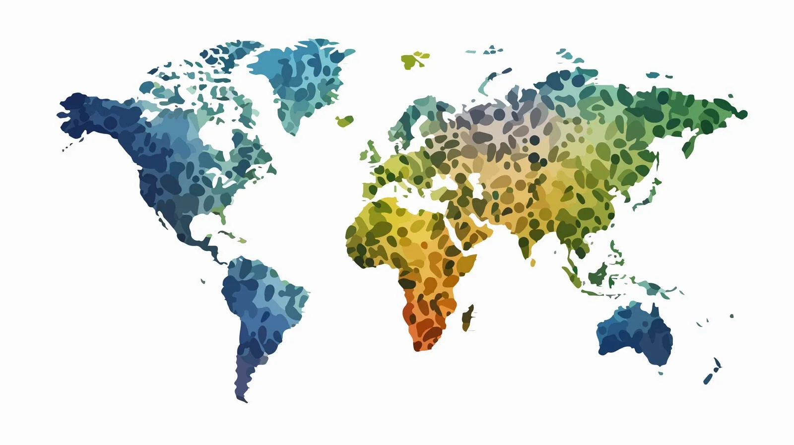 Realistic World Map Vector Graphic — free download from Dotvec
