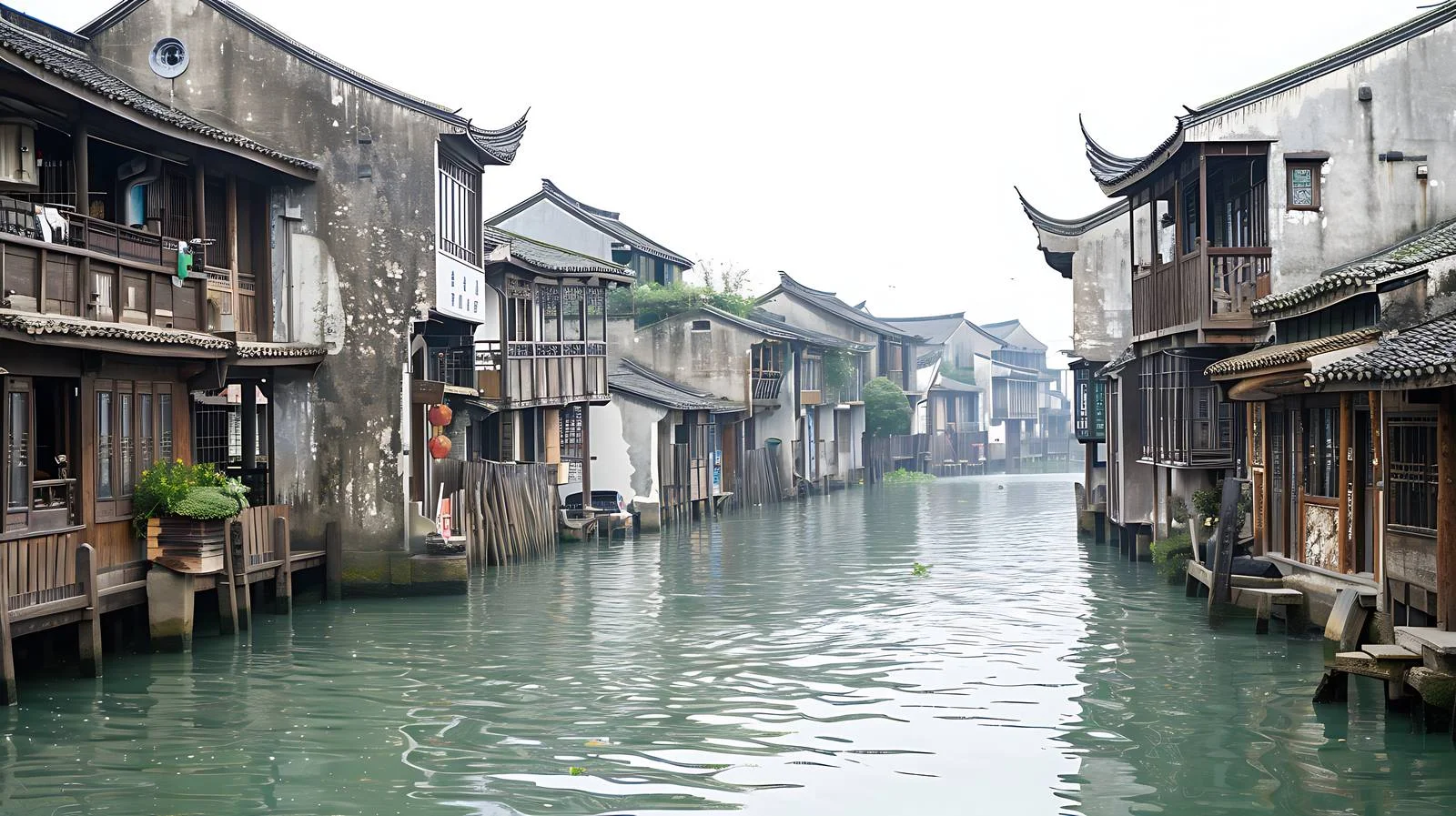 Tranquil Wuzhen Water Town Scene — free download from Dotvec