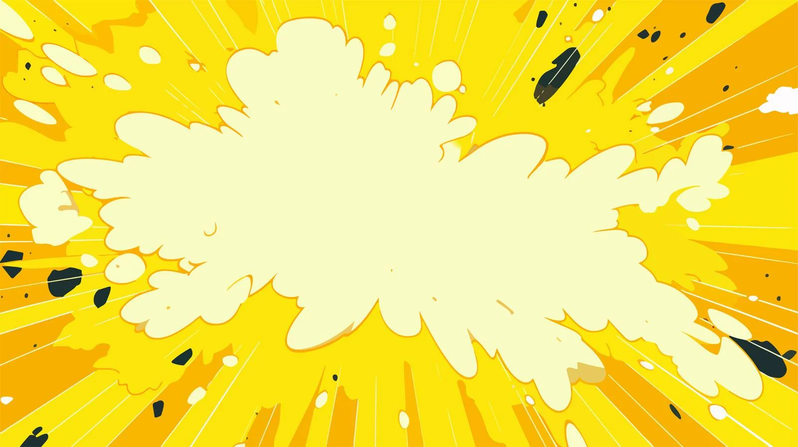 Abstract Yellow Comic Background — free download from Dotvec