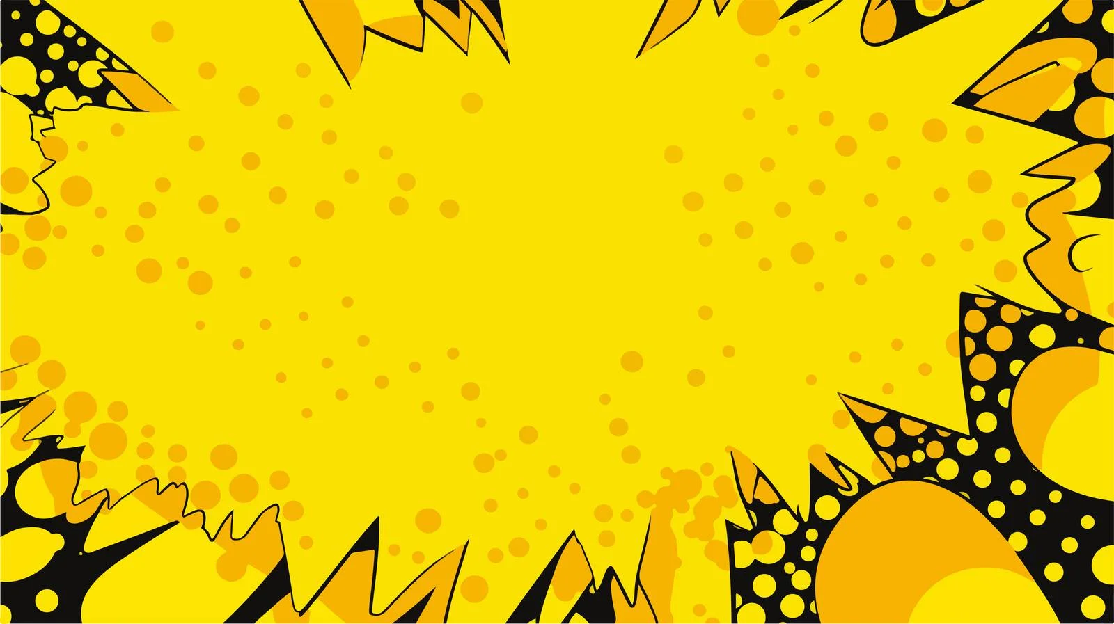 Comic Cartoon Halftone Background Vector Illustration — free download from Dotvec