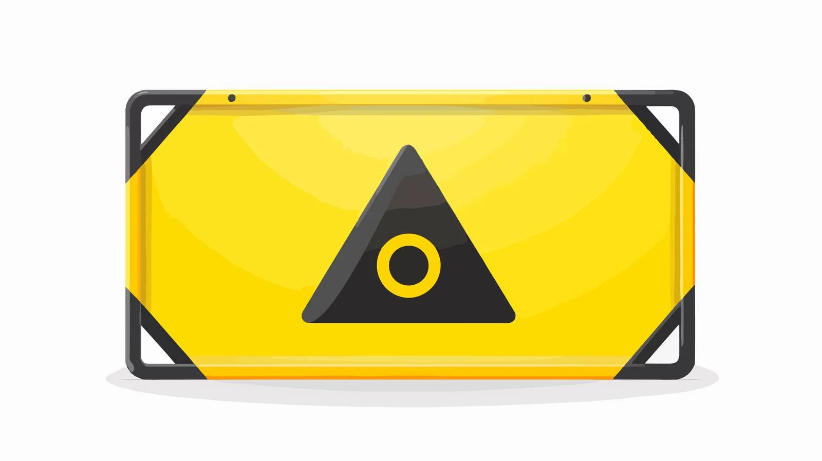 Warning Sign: Leave Space Reminder — free download from Dotvec