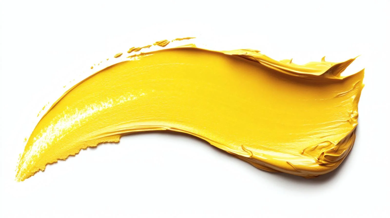 Yellow Cream Smudge Swatch on White — free download from Dotvec