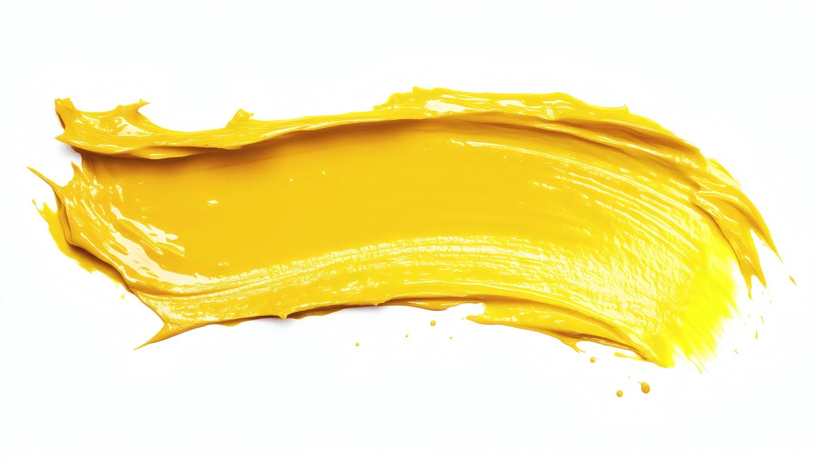 Yellow Cosmetic Cream Smear Swatch White — free download from Dotvec