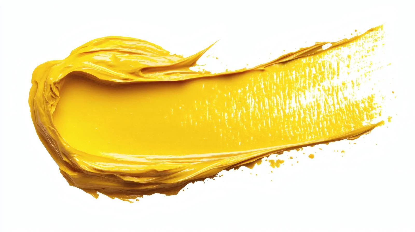 Vivid Yellow Makeup Cream Swatch Sample — free download from Dotvec