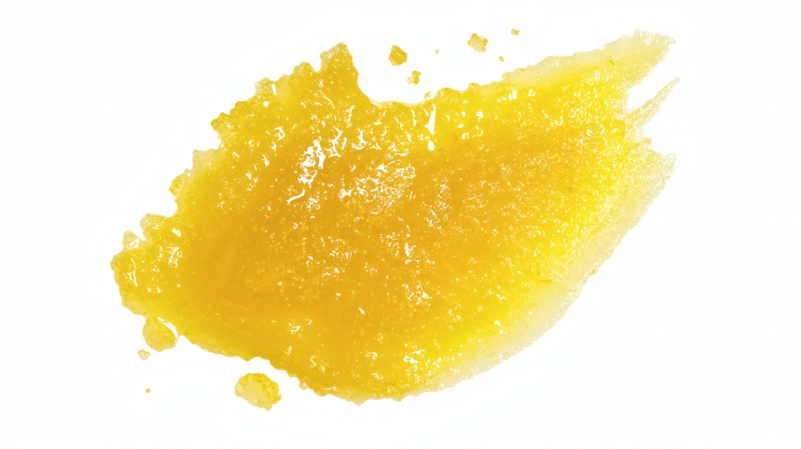 Yellow Salt Scrub Smudge Swatch Isolated — free download from Dotvec