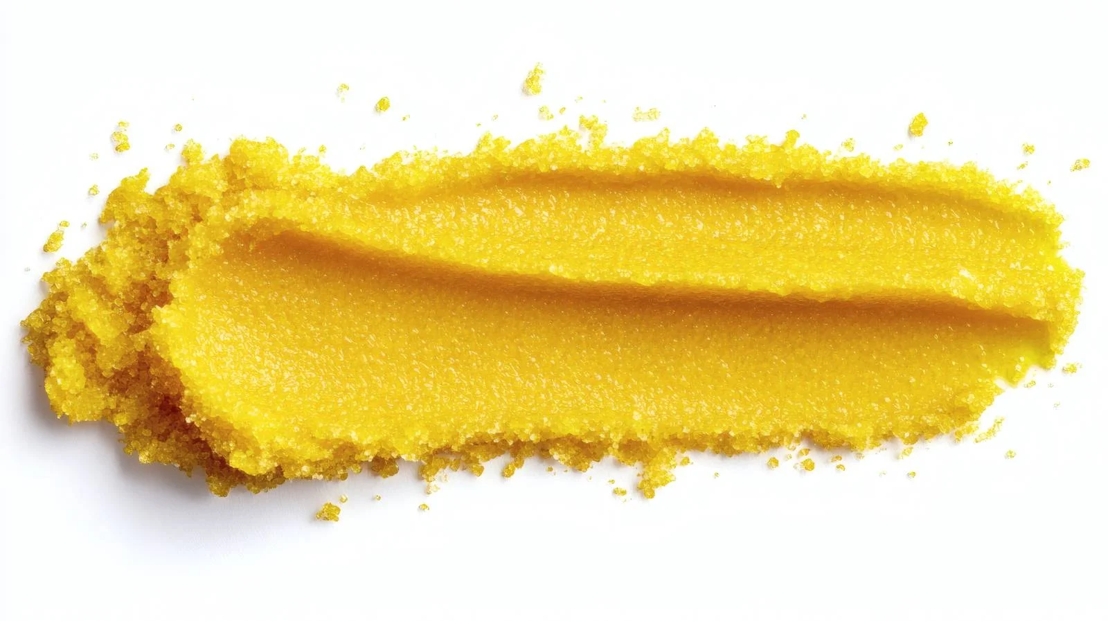 Yellow Sugar Scrub Swatch White Background — free download from Dotvec