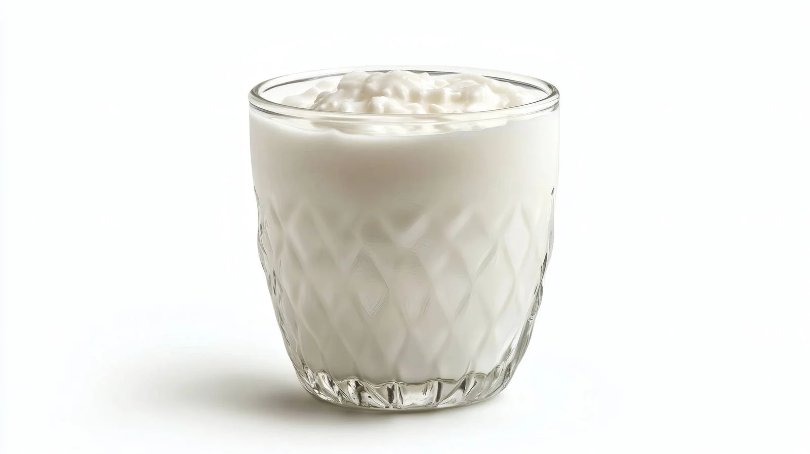 Refreshing Ayran Yogurt Drink on White Background — free download from Dotvec