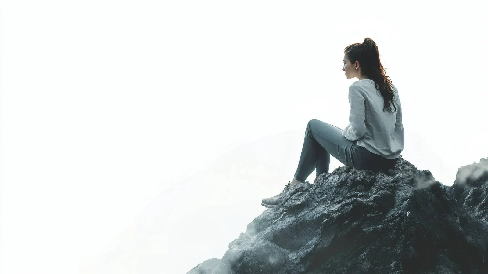 Serene beauty atop mountain peak — free download from Dotvec