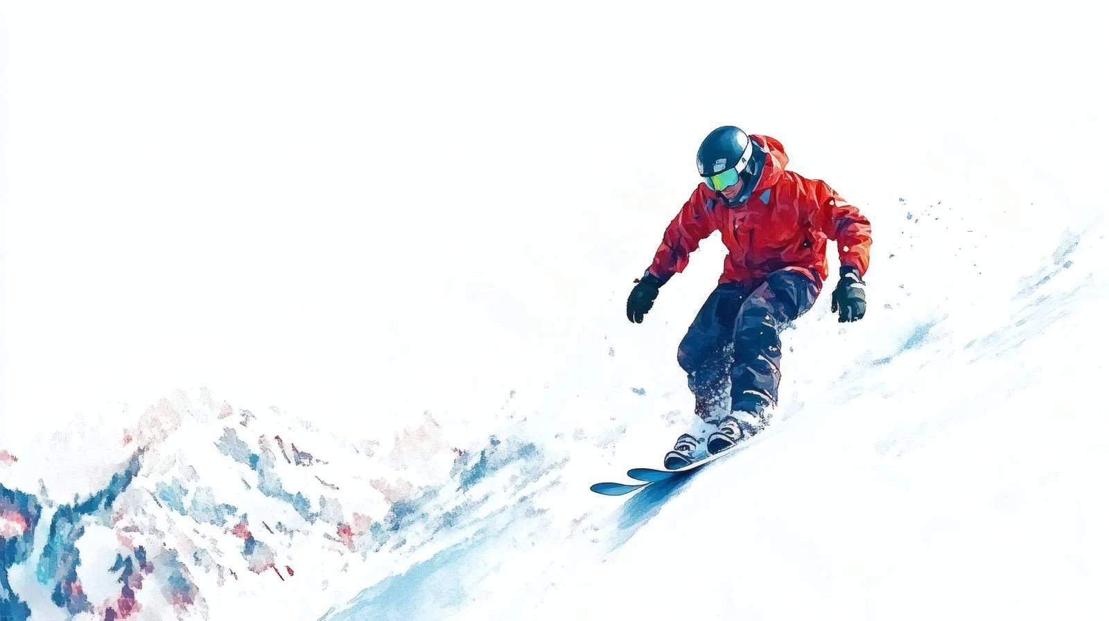 Extreme Snowboarding Adventure in Isolated Mountain — free download from Dotvec