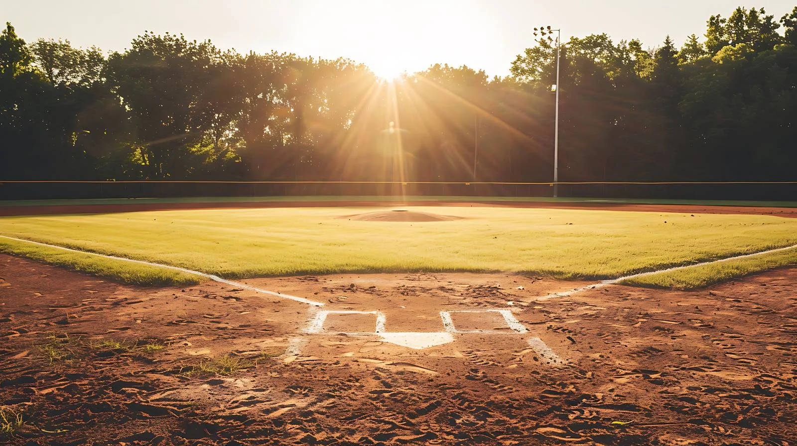 Morning Youth Baseball Game Infield View — free download from Dotvec