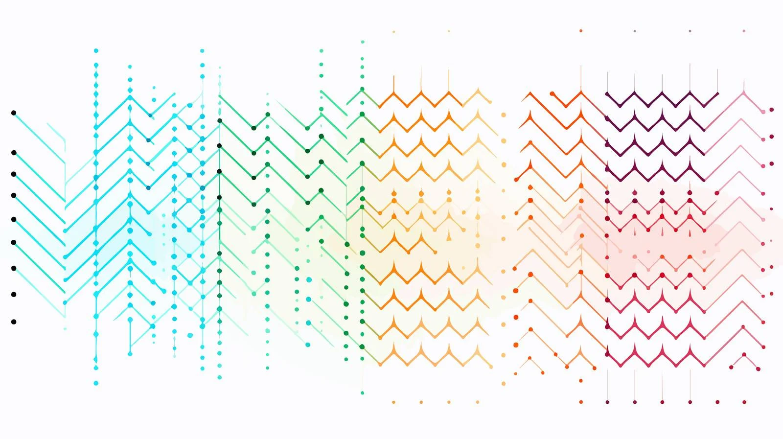 Zigzag Arrow Stripes Design on Grid — free download from Dotvec