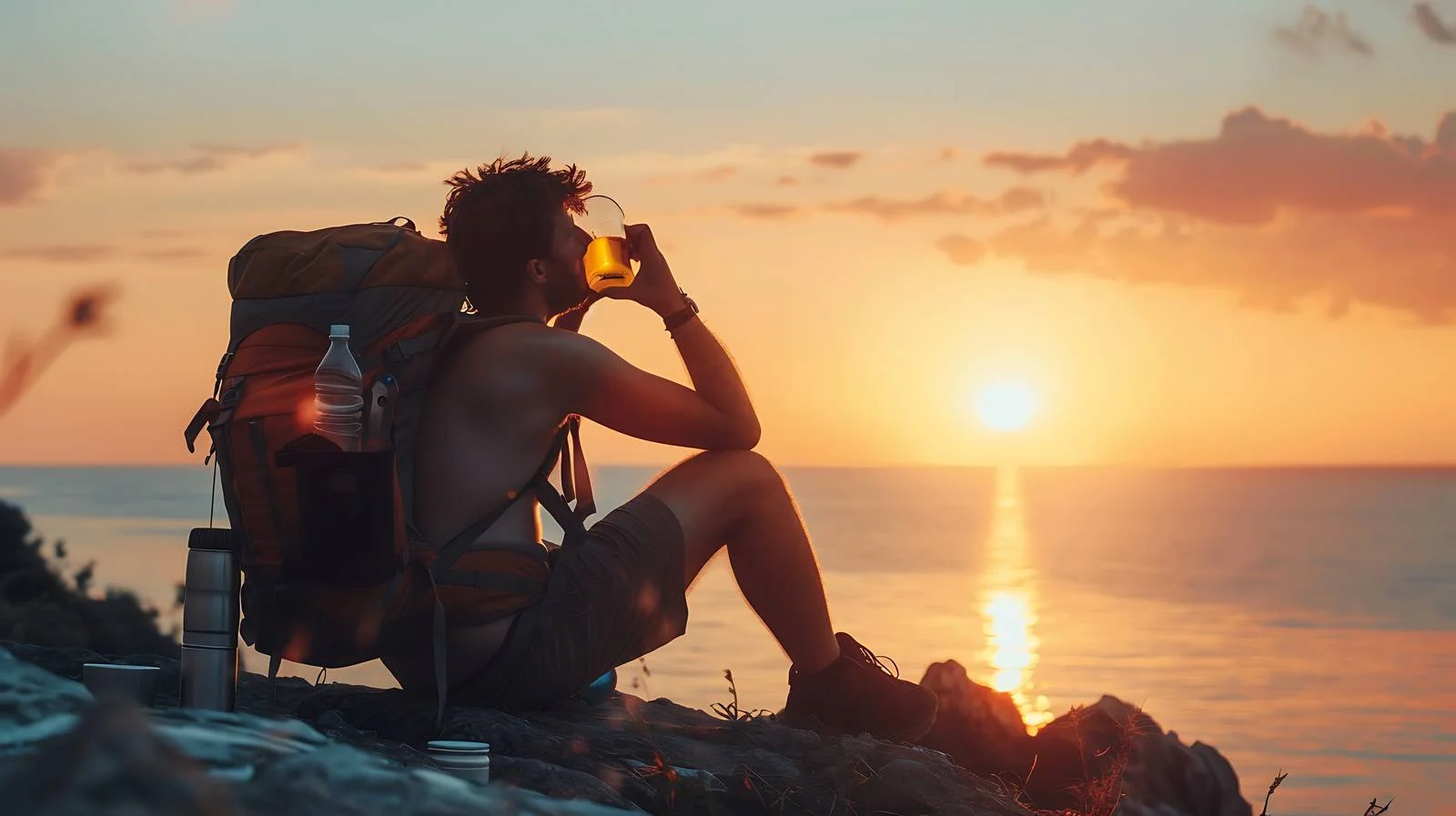 Tranquil Sunset Watch by Backpacker — free download from Dotvec