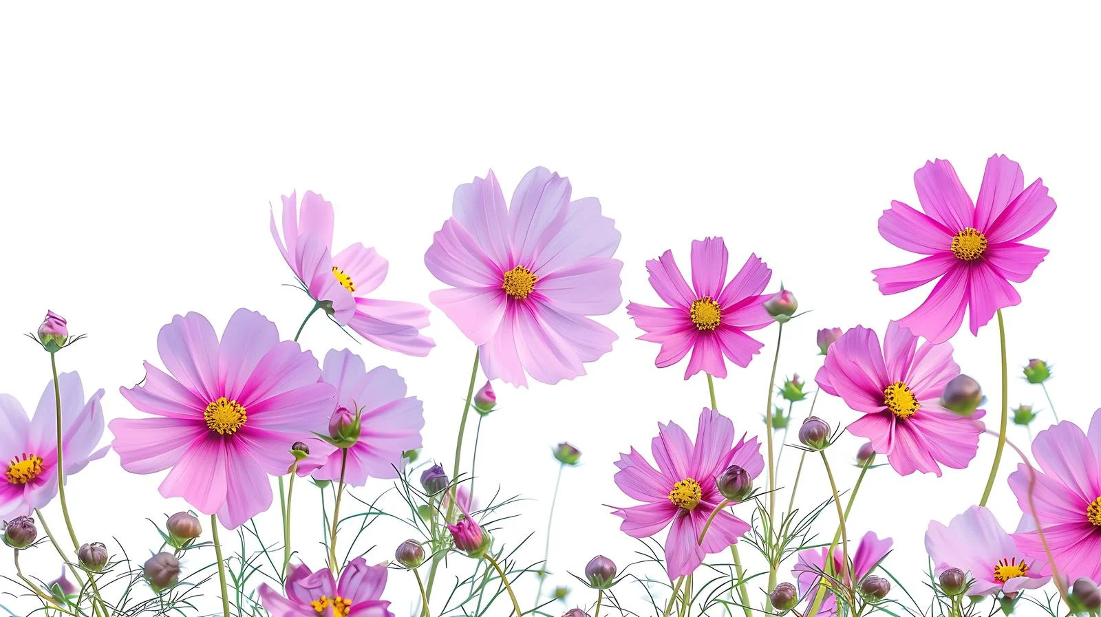 Vibrant Cosmos Flower under Blue Sky — free download from Dotvec