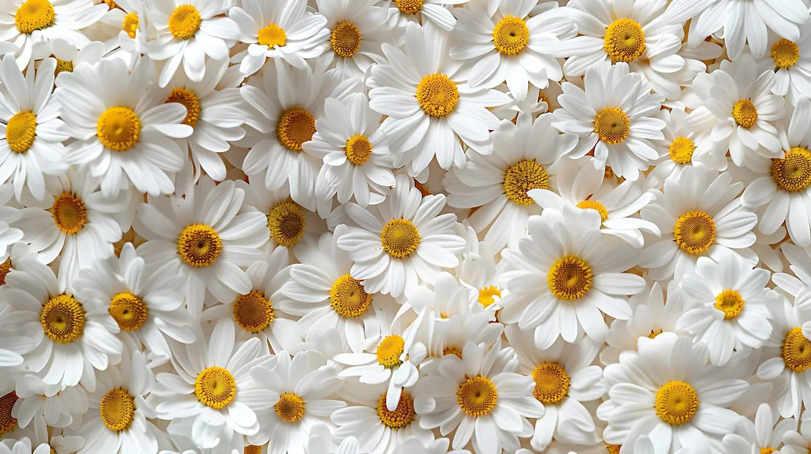 Elegant White Chamomile Daisies Floral Pattern — free download from Dotvec