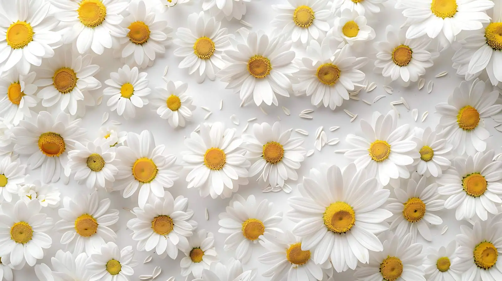 Beautiful Chamomile Daisy Pattern Background – free meadow image from Dotvec