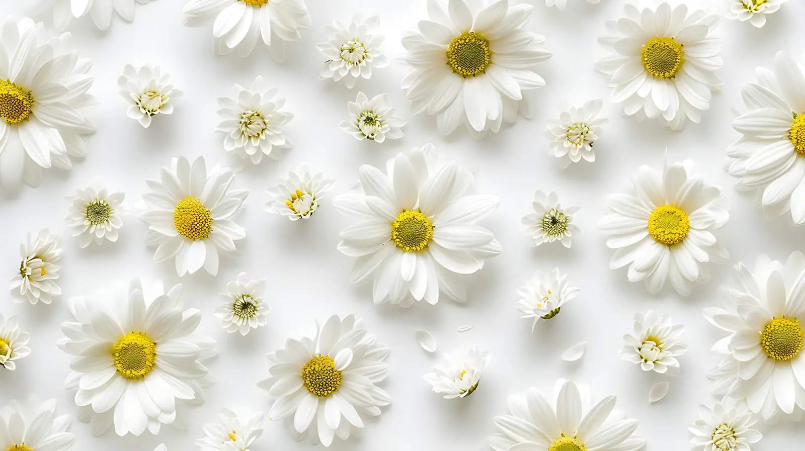 Beautiful Chamomile Daisy Floral Pattern — free download from Dotvec